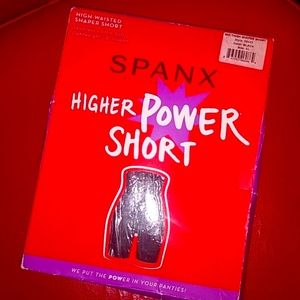 NIB SPANX XL HIGH POWER SHORT IN BLACK